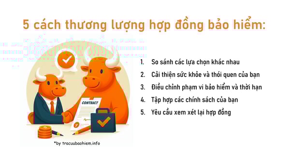 Cách thương lượng hợp đồng bảo hiểm để có mức giá tốt