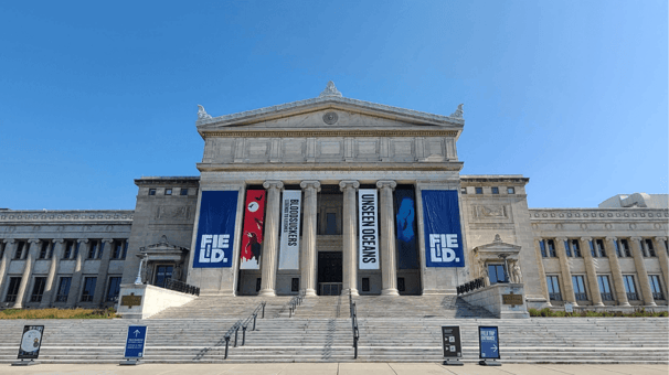 Field Museum in South Loop, Downtown Chicago
