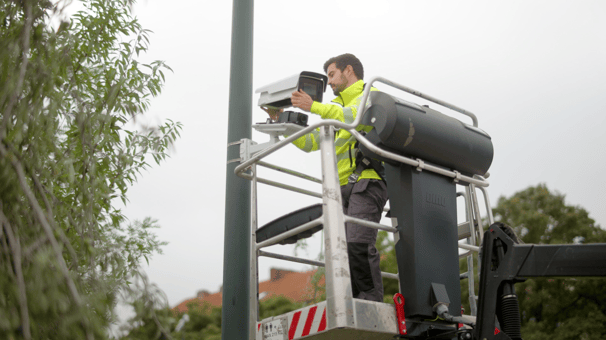 Secure video cameras installed outdoor in Clarington