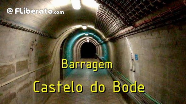 interior Barragem de Castelo de Bode