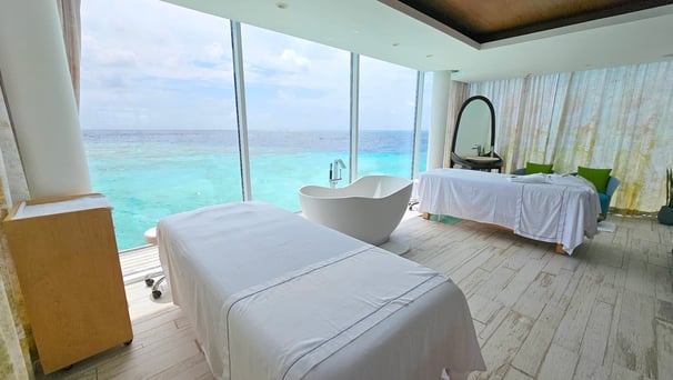 Jumeirah Olhahali Island Maldives spa interior