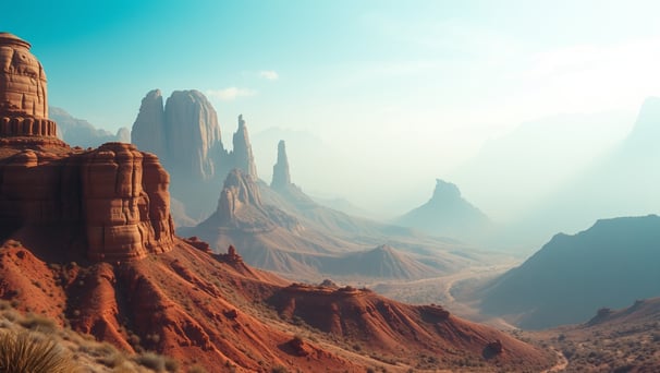 UniverseX - a mountain scene with a mountain range in the background