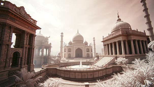 UniverseX - a building with a fountain and a fountain