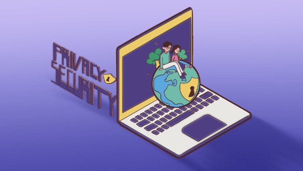 Free time project - Privacy Security illustration