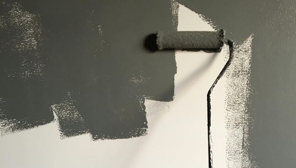 Interior painting project with crisp white walls, clean lines, and premium paint finish by Kissimmee