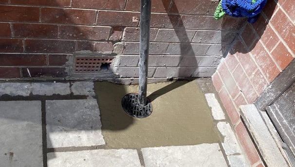 A new gully installation in Warrington