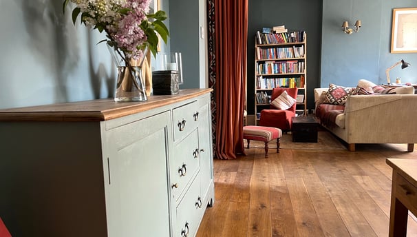 Sitting Room with Hand Painted Furniture