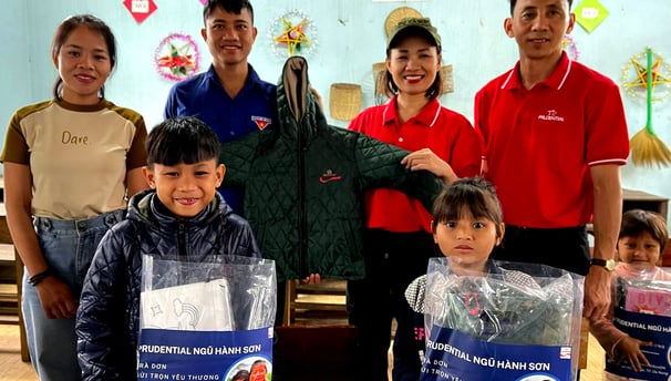 Hoạt động thiện nguyện của đội ngũ Prudential Ngũ Hành Sơn tại Đà Nẵng