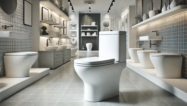 Toilet, European toilet, sanitaryware shop