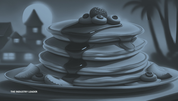 a stack of pancakes on a plate