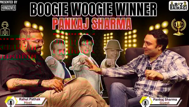 Boogie Woogie Winner Pankaj Sharma Reveals His Secrets to Success! 💃🔥 #bizbairagi #podcast