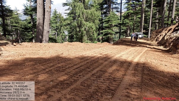 CONSTRUCTION OF PMGSY ROAD FROM CHARRAL TO NIPPAH DIVISION by escotten infra projects pvt. ltd.