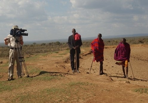 Mark Crowner Kenya location shoot 2004