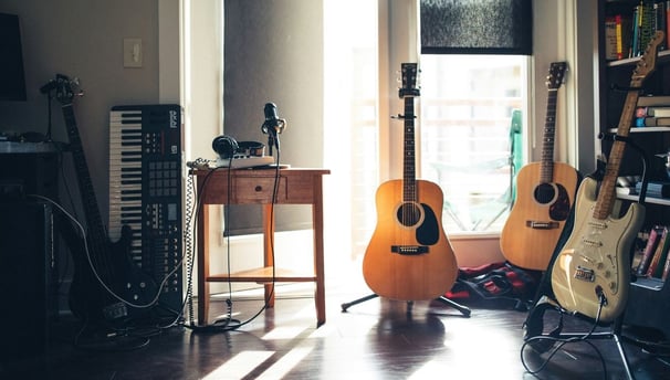guitars and musical instruments
