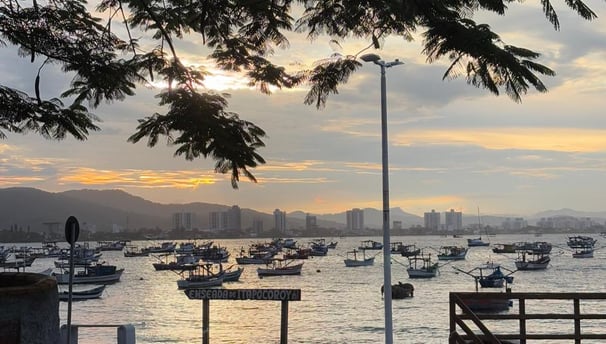 Praia do Trapiche na cidade de Penha