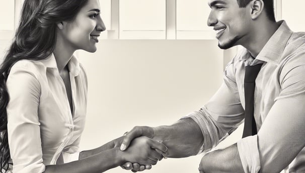 a laptop computer sitting on top of a white bed