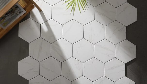 this image displays a hexagon tiles