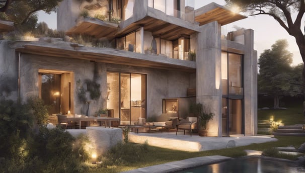 A sunny urban street scene with a wide sidewalk and a building on the left displaying a sign for a property management company. Trees with lush green foliage provide shade further down the street. Several vehicles, including cars and a truck, are parked or driving on the road. A sign indicating a loading zone is visible, and the sky is clear and blue.