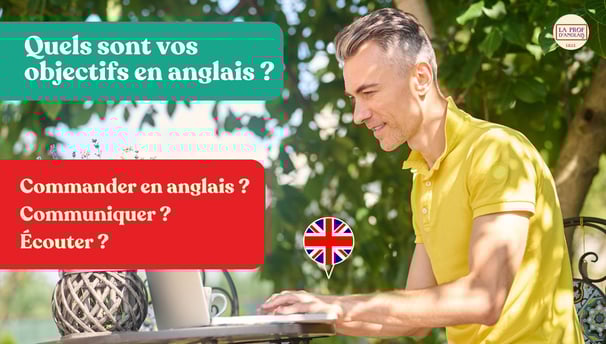 A man learning English Un homme qui apprends l'anglais