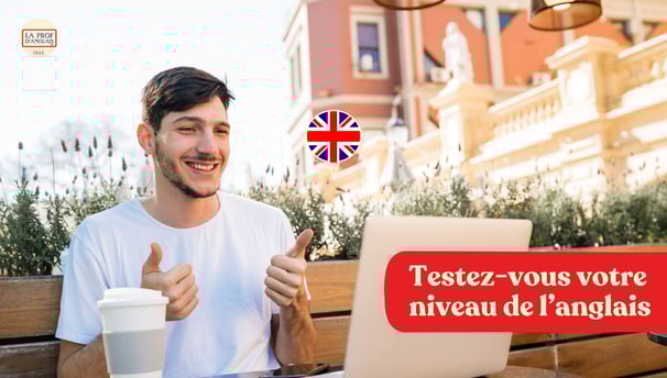 A man learning English Un homme qui apprends l'anglais