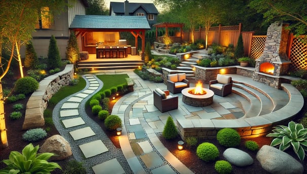 multidimensional hardscaping design