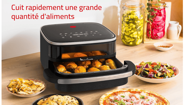 Moulinex Easy Fry XL Surface & Pizza 4L