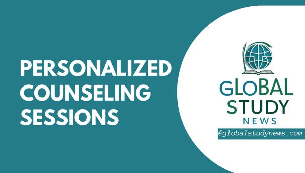 a person holding a globe and a globe with the words global global counseling and global
