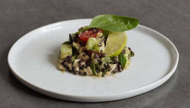 salade de lentilles vertes