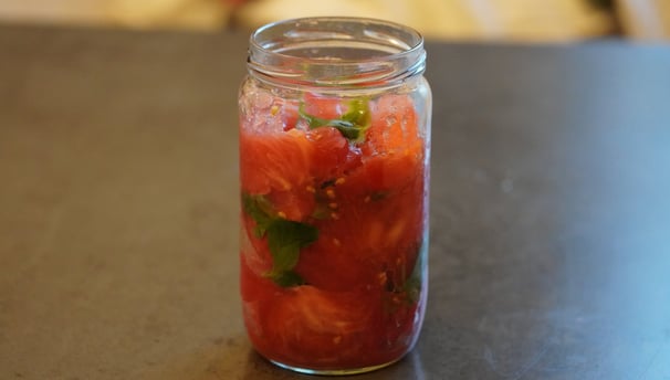 conserve de tomates fraiches