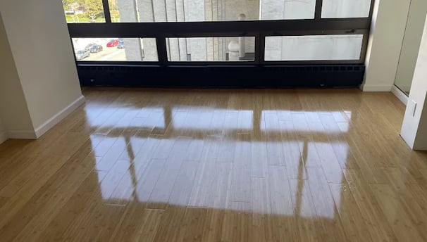 Before and after floor waxing Toronto