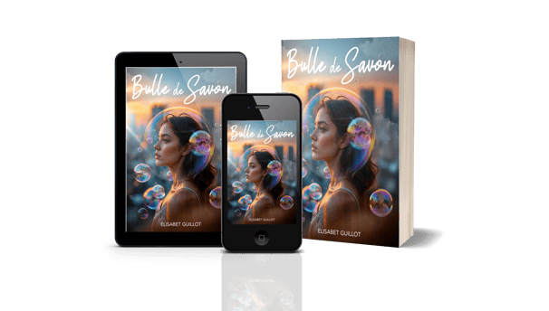 Mockup Biographie : Bulle de Savon - Elisabet Guillot