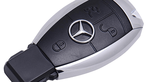 a mercedes keychaik with a mercedes keychaik