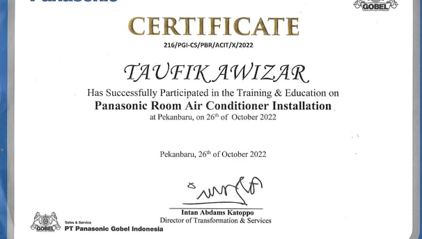 PANASONIC INSTALLATION