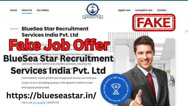 Blueseastar cruise job