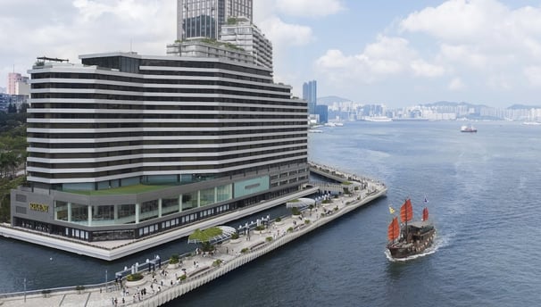 Regent Hong Kong aerial view daylight