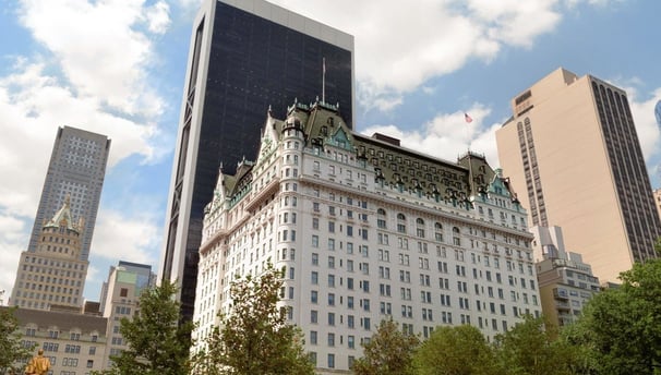 The Plaza Hotel NYC outside view