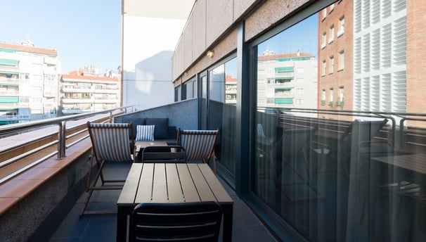 Hotel Paral·lel balcony