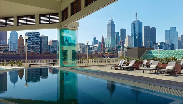 The Langham, Melbourne jacuzzi pool