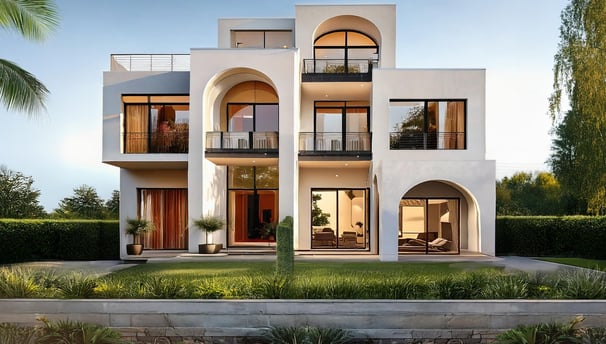 Layout of luxury apartments in Jirian
