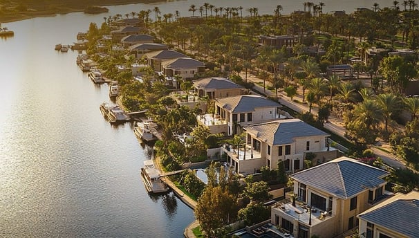 Wohnprojekt Jirian Sheikh Zayed Immobilien Neuer Nil Immobilieninvestition Ägypten Villen und Apartm