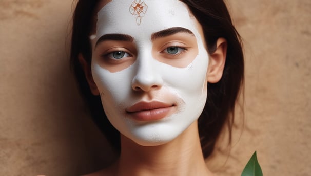 A person is lying face down with smooth black stones placed along their spine. Another person's hands are arranging the stones. Orchid flowers are present, adding a serene and natural touch to the scene. The setting suggests a spa or massage environment focused on relaxation.
