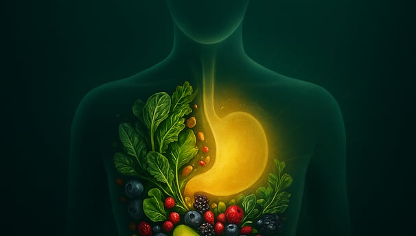 a person with a healthy diet and a healthy diet