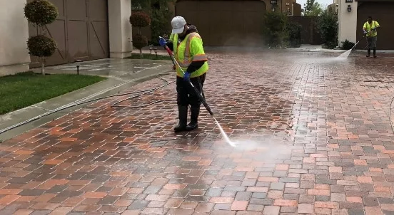 brick paver driveway pressure washing fort lauderdale