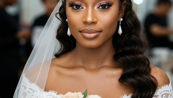 Bridal makeup look