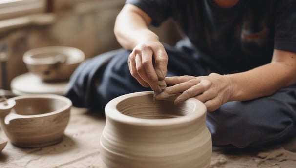 A candle labeled 'Aromatherapy Stress Relief' with eucalyptus and spearmint essential oils. The design includes a mortar and pestle illustration, creating a soothing and relaxing atmosphere.