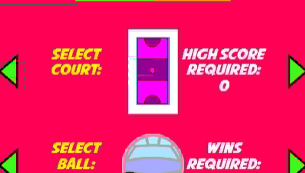 Unlock different courts and balls