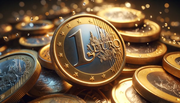 Pièces de 1€.