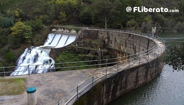 antiga barragem do Alto Ceira