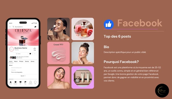 Création Facebook, référencement, design