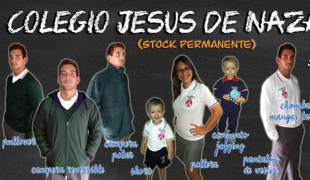 uniforme escolar jesus de nazaret rosario